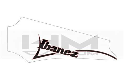 Ibanez Rg Guitar Headstock Logo Sticker Hmcustom Online Shop