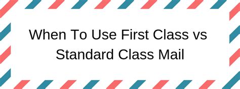 First Class Vs Standard Mail What S The Difference Postalytics