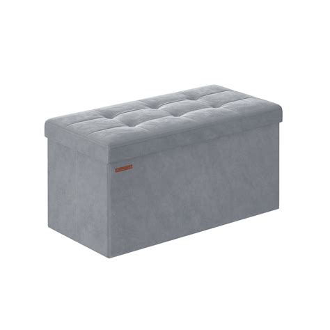 Songmics Foldable Storage Ottoman Bench Songmics Home