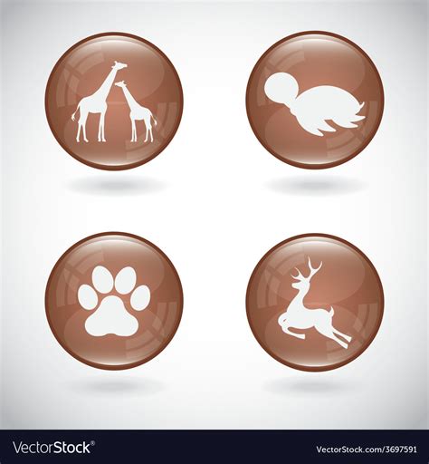 Save The Animals Design Royalty Free Vector Image