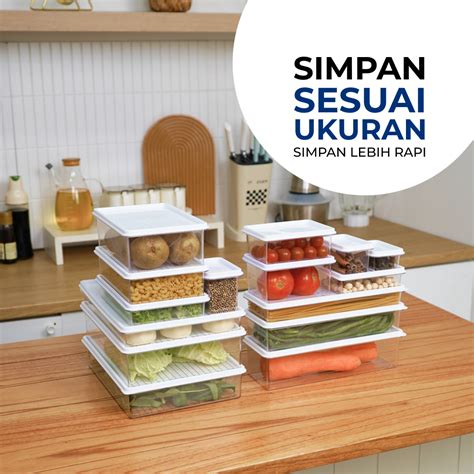 Jual Youware Shannon Set Food Preparation Kotak Penyimpanan Makanan