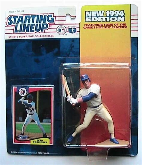 Ivan Rodriguez 1994 MLB Starting Lineup Action Figures HobbyDB