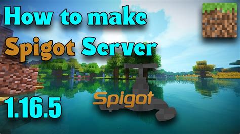 Minecraft Tutorial How To Make Spigot Server Youtube