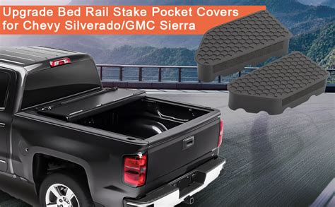 Bed Rail Stake Pocket Covers Compatible With Chevy Silverado Gmc Sierra Accessories