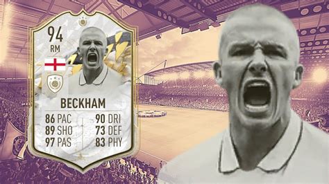 Fifa 22 David Beckham 94 Prime Icon Moment Player Review Fifa 22