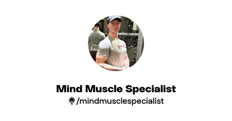 Mind Muscle Specialist Instagram TikTok Linktree