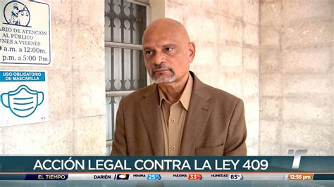 Presentan Demanda De Inconstitucionalidad Contra Ley 409