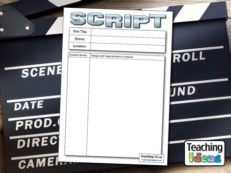 Play Script Template