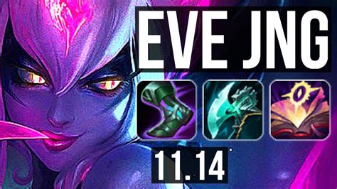 EVELYNN Vs SHACO JUNGLE 11 0 5 Legendary 1 6M Mastery 400 Games