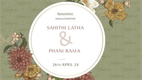 Dr Sahithi Latha Phani Rama Srinivasa Vana Varma Wedding