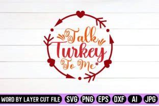 Talk Turkey To Me Svg Graphic By Svg Artfibers Creative Fabrica