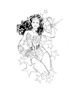 Tondorajudit Started Selling Original Penciled Wonder Woman Meets