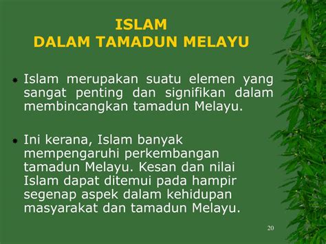 Ppt Islam Dalam Tamadun Melayu Serta Peranannya Dalam Pembinaan