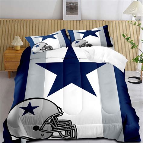 Luvivihome 2pcs American Football Comforter Set Twin