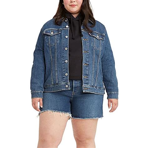 Levis Womens Plus Size Original Trucker Jacket Sweet Jane Waterless