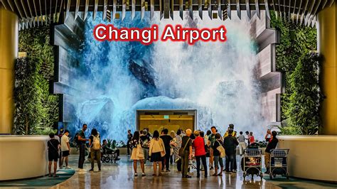 Wonderfall New Digital Waterfall Wows Travelers At Singapores Changi