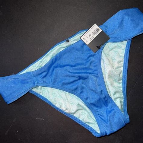 Victoria S Secret Swim Nwt Victorias Secret Xs Bikini Bottom Blue Very Sexy Rare Poshmark