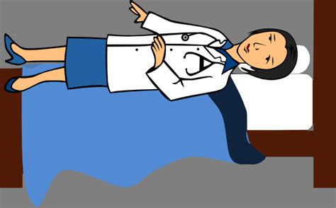 Doctor In Bed Clip Art at Clker.com - vector clip art online, royalty ...