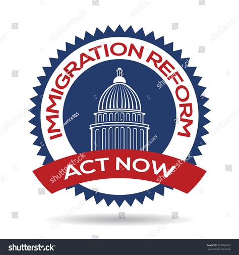 Immigration Reform Seal Stock Vector 327464333 - Shutterstock