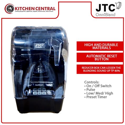 JTC Omniblend Commercial Blender With Sound Reducer Box Model TM800AQ