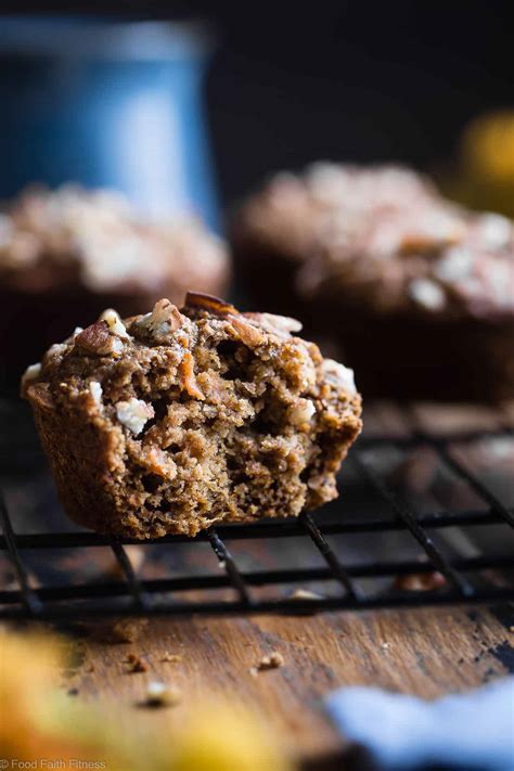 Easy Gluten Free Healthy Carrot Cake Muffins Food Faith Fitness