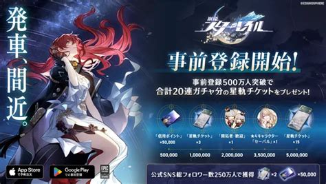 『崩壊：スターレイル』、事前登録者数350万人達成で、★4キャラクター「セーバル（cv：愛美）」の配布が決定！ Appmedia