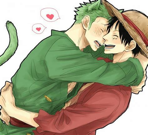 Luffy And Zoro Kissing