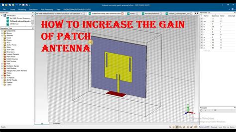 How To Improve Gain Of Patch Antenna In Cst High Gain Antenna In Hfss