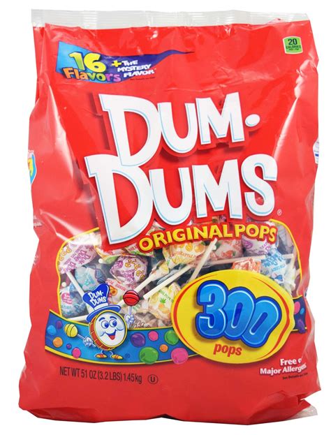 Dum Dums Original Mix 300 Ct Lollipops Dum Dums