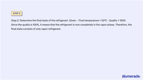 SOLVED A Closed Rigid Tank Whose Volume Is 1 M 3 Contains Refrigerant