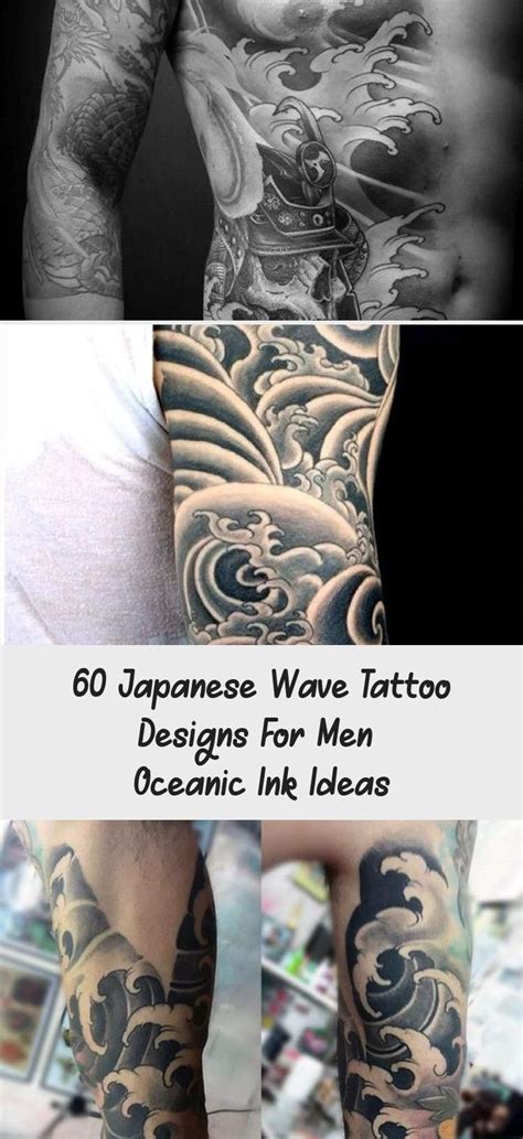 Japanese Wave Tattoo Designs For Men Oceanic Ink Ideas Wave