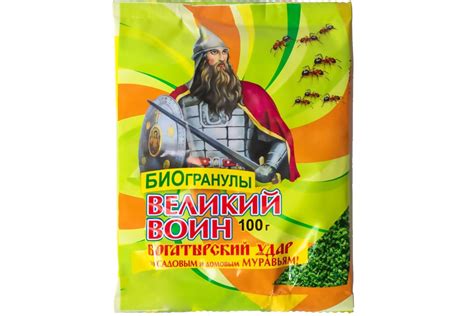 Биогранулы Ваше Хозяйство Великий воин от муравьев 100г 4680104302093 ...