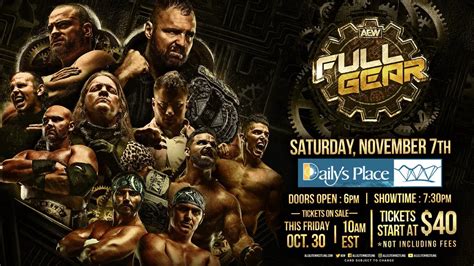 Ticket Details Announced For Upcoming AEW Full Gear PPV