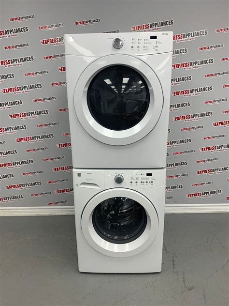 Used Frigidaire Stackable Washer And Dryer Set Fafw Kw And