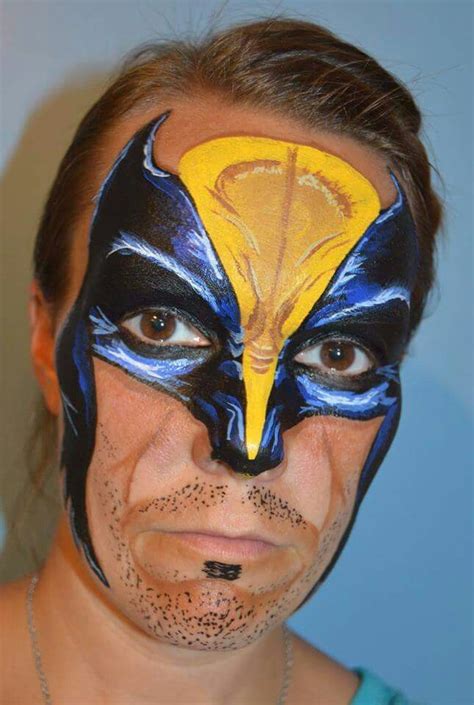 Wolverine | Face painting, Face and body, Carnival face paint