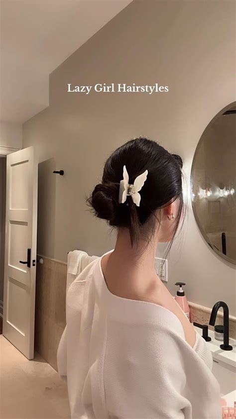 Marble Butterfly Clip Video Video In Hairstyles For Layered