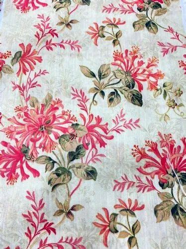 Polyester Digital Printed Fabric Multicolour At Rs Meter In Surat