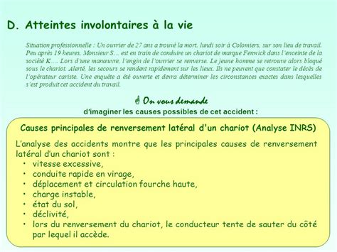 Dossier La Conduite Des Engins De Manutention Chapitre La