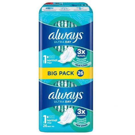 Always Ultra Binden Normal mit Flügel Big Pack 26 Stk kaufen Kanela