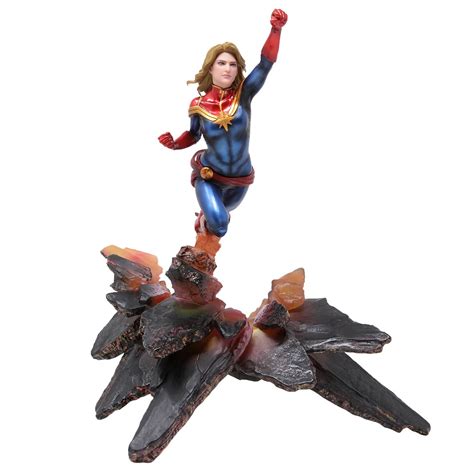 Kotobukiya Artfx Premier Marvel Universe Captain Marvel Statue Blue