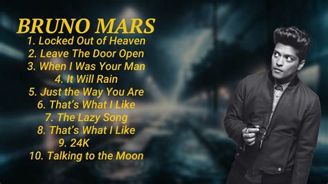 Bruno Mars Greatest Hits Best Songs Music Hits Collection Top