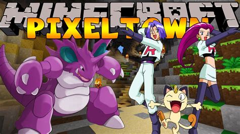 Minecraft Pixelmon Adventure PIXELTOWN JESSIE AND JAMES 7 YouTube