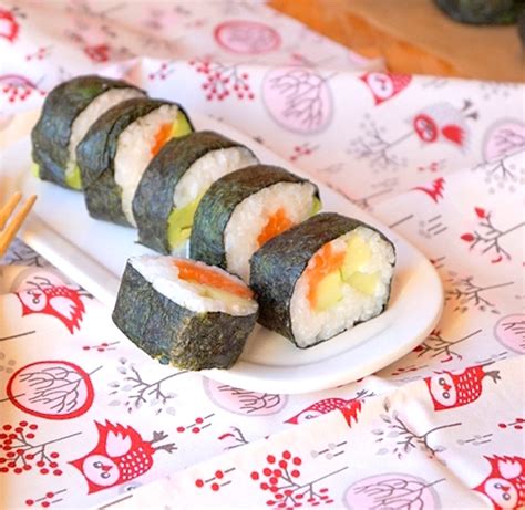 Maki Au Saumon Avocat Concombre Recette Facile