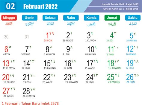 Template Desain Master Kalender Cdr 2022 Lengkap Jawa Hijriyah Dan Libur Nasional