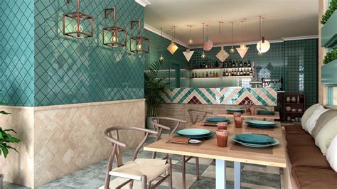 Green Cafe Design On Behance