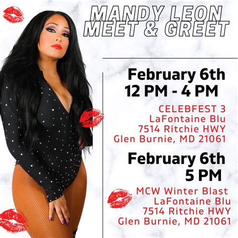 Tw Pornstars 2 Pic Mandy León 👻🔮 Twitter Come Meet Me The 5th And The 6th 💋🖤 12 03 Am