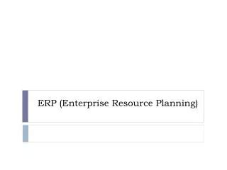 PPT Enterprise Resource Planning ERP Market To Reach 90 7 Billion