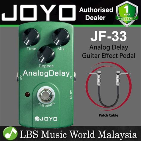 Joyo Jf Analog Delay Mild And Mellow Circuit Effect Pedal For