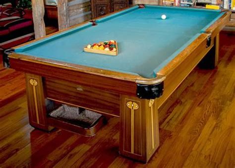 The Regina Antique Billiards Pool Table By Brunswick For Sale