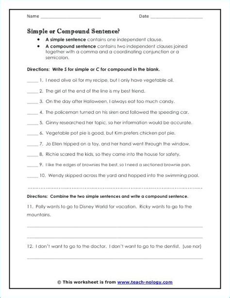 Copy Sentences Worksheets